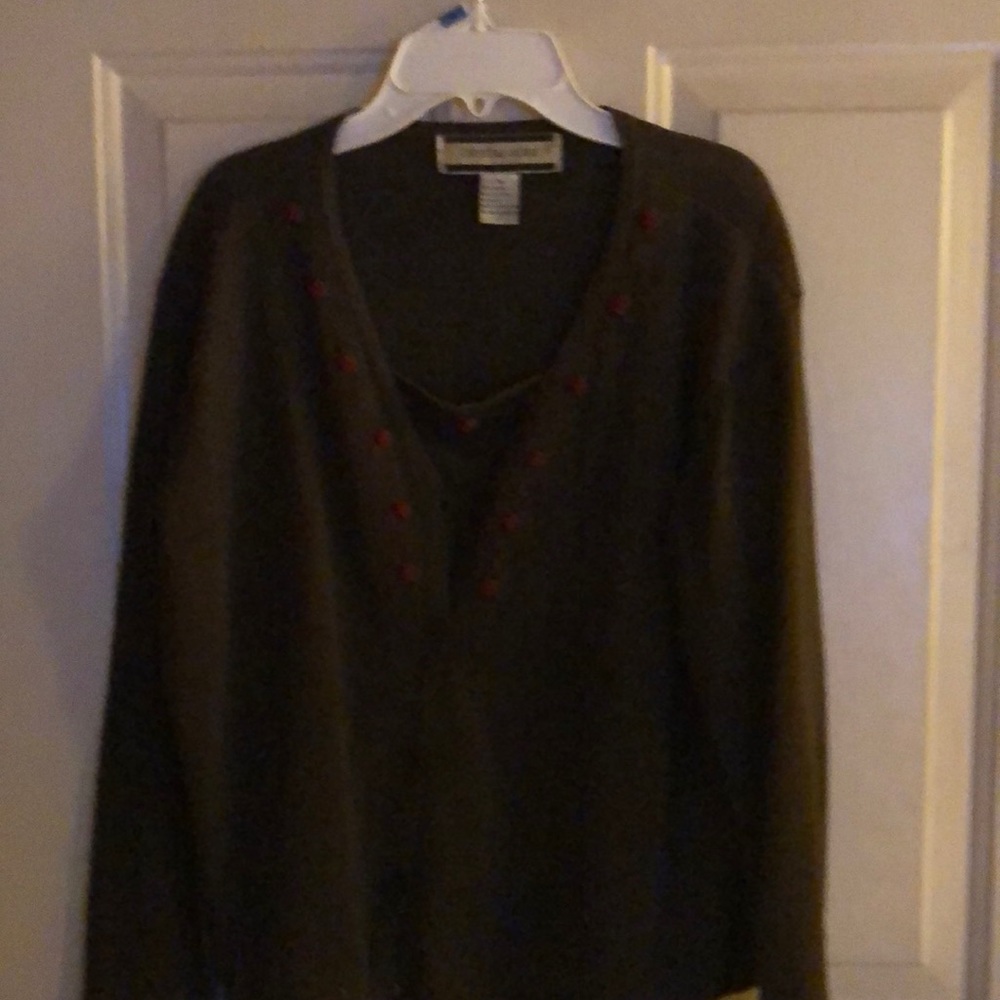Woman’s sweater Brand: Crystal-Kobe Size: M Color: Brown